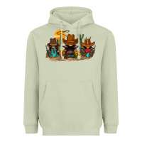 Matcha western gnomies Heavyweight Hoodie - FaDigitalArtStudio