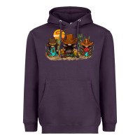 Plum western gnomies Heavyweight Hoodie - FaDigitalArtStudio