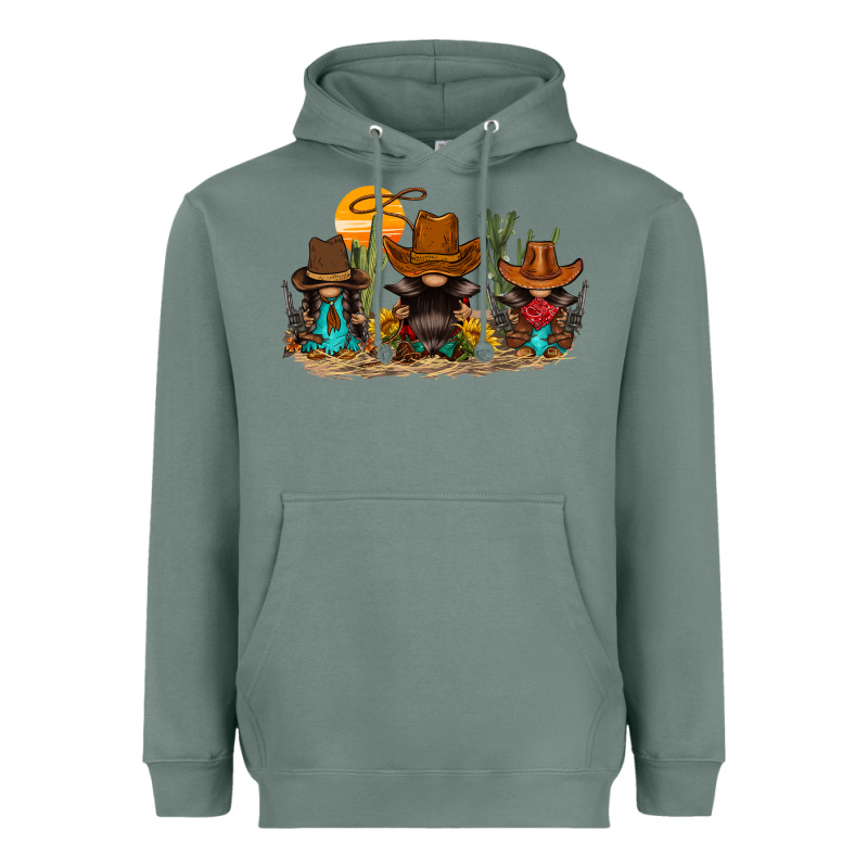 Western Gnomies Heavyweight Hoodie by FaDigitalArtStudio | Teevron