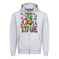 Pride Be You Tiful Zipper Hoodie | Teevron