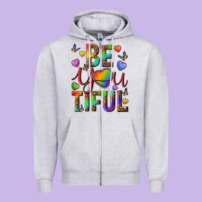 Zipper Hoodie pride be you tiful