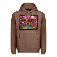 Chestnut be mine valentine's day cow Premium Hoodie - Jasminsmagicworld