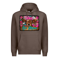 Coffee be mine valentine's day cow Premium Hoodie - Jasminsmagicworld