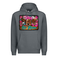 Rock be mine valentine's day cow Premium Hoodie - Jasminsmagicworld