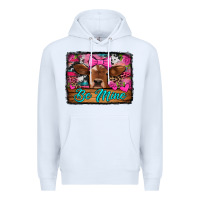 White be mine valentine's day cow Premium Hoodie - Jasminsmagicworld