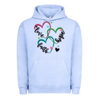 Pigment Grape Ice faith hope love Urban Hoodie - MaliasSmallBusiness
