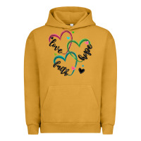 Pigment Peanut Butter faith hope love Urban Hoodie - MaliasSmallBusiness