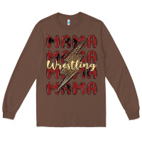 Chestnut wrestling mama Long Sleeve Tee - MaliasSmallBusiness