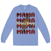 Colony Blue wrestling mama Long Sleeve Tee - MaliasSmallBusiness
