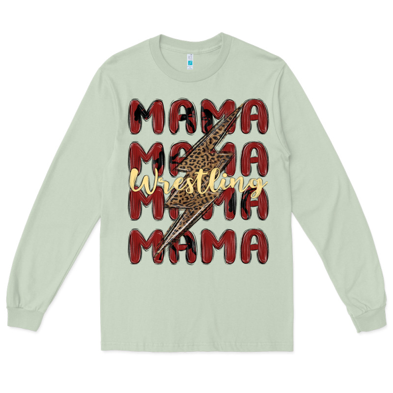 Wrestling Mama Long Sleeve Tee by MaliasSmallBusiness | Teevron