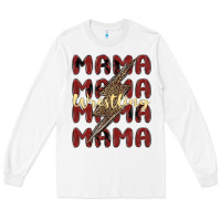 White wrestling mama Long Sleeve Tee - MaliasSmallBusiness