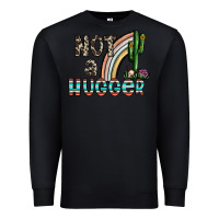 Black not a hugger Premium Sweatshirt - CowhideDigitalArt