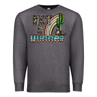 Charcoal Heather not a hugger Premium Sweatshirt - CowhideDigitalArt
