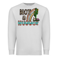 Dove Grey not a hugger Premium Sweatshirt - CowhideDigitalArt