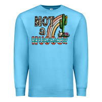 Ocean Blue not a hugger Premium Sweatshirt - CowhideDigitalArt