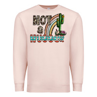 Pale Pink not a hugger Premium Sweatshirt - CowhideDigitalArt