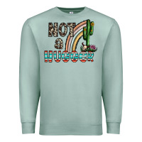 Seafoam not a hugger Premium Sweatshirt - CowhideDigitalArt