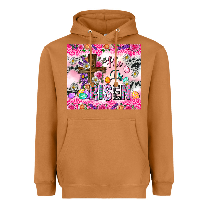 He Is Risen 20oz Tumbler Heavyweight Hoodie by Neo Western | Teevron