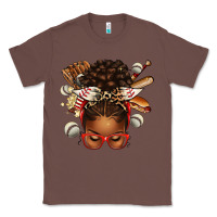 Chestnut baseball afro messy bun Classic Tee - texasbilliewilder