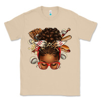 Mushroom baseball afro messy bun Classic Tee - texasbilliewilder