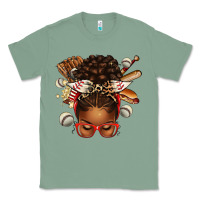 Sage baseball afro messy bun Classic Tee - texasbilliewilder
