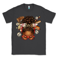 Smoke baseball afro messy bun Classic Tee - texasbilliewilder