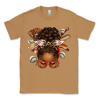 Toasted Coconut baseball afro messy bun Classic Tee - texasbilliewilder