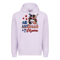 Lilac All American Mama Premium Hoodie - LillyAllenDesigns