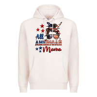 All American Mama Premium Hoodie | Teevron