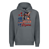 Rock All American Mama Premium Hoodie - LillyAllenDesigns