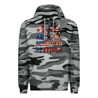 Slate Camo All American Mama Premium Hoodie - LillyAllenDesigns