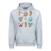 Heather Grey easter elementary Urban Hoodie - MaliasSmallBusiness