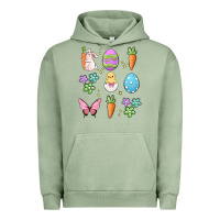 Pigment Oil Green easter elementary Urban Hoodie - MaliasSmallBusiness