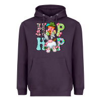 Plum Hip hop Happy Easter Heavyweight Hoodie - Neo Western