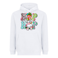 White Hip hop Happy Easter Heavyweight Hoodie - Neo Western