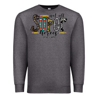 Charcoal Heather not all super heroes wear capes Premium Sweatshirt - CowhideDigitalArt