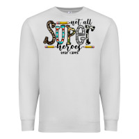 Dove Grey not all super heroes wear capes Premium Sweatshirt - CowhideDigitalArt
