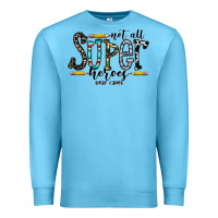 Ocean Blue not all super heroes wear capes Premium Sweatshirt - CowhideDigitalArt