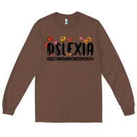 Chestnut dslexia awareness month Long Sleeve Tee - MaliasSmallBusiness