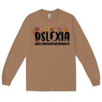 Toasted Coconut dslexia awareness month Long Sleeve Tee - MaliasSmallBusiness
