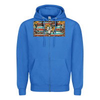 True Royal Boho bull skull and serape Zipper Hoodie - RanaPortraitStore