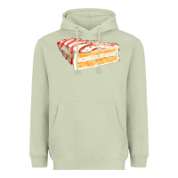 Matcha white christmas cake Heavyweight Hoodie - FaDigitalArtStudio