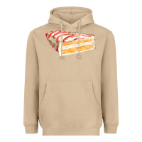 Mushroom white christmas cake Heavyweight Hoodie - FaDigitalArtStudio