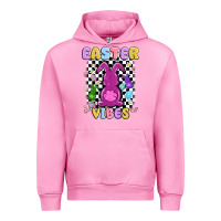 Fuchsia Pink easter vibes peep faux sequin Urban Hoodie - MaliasSmallBusiness