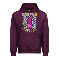 Mauve Wine easter vibes peep faux sequin Urban Hoodie - MaliasSmallBusiness