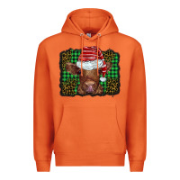 Carrot christmas leopard buffalo plaid baby highland cow Premium Hoodie - BarkalooDesign