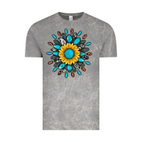 Cloud Rock gemstone sunflower Vintage Tee - Artiststas