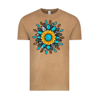 Vintage Camel gemstone sunflower Vintage Tee - Artiststas