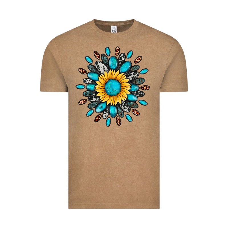Gemstone Sunflower Vintage Tee by Artiststas | Teevron