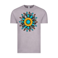 Vintage Zinc gemstone sunflower Vintage Tee - Artiststas